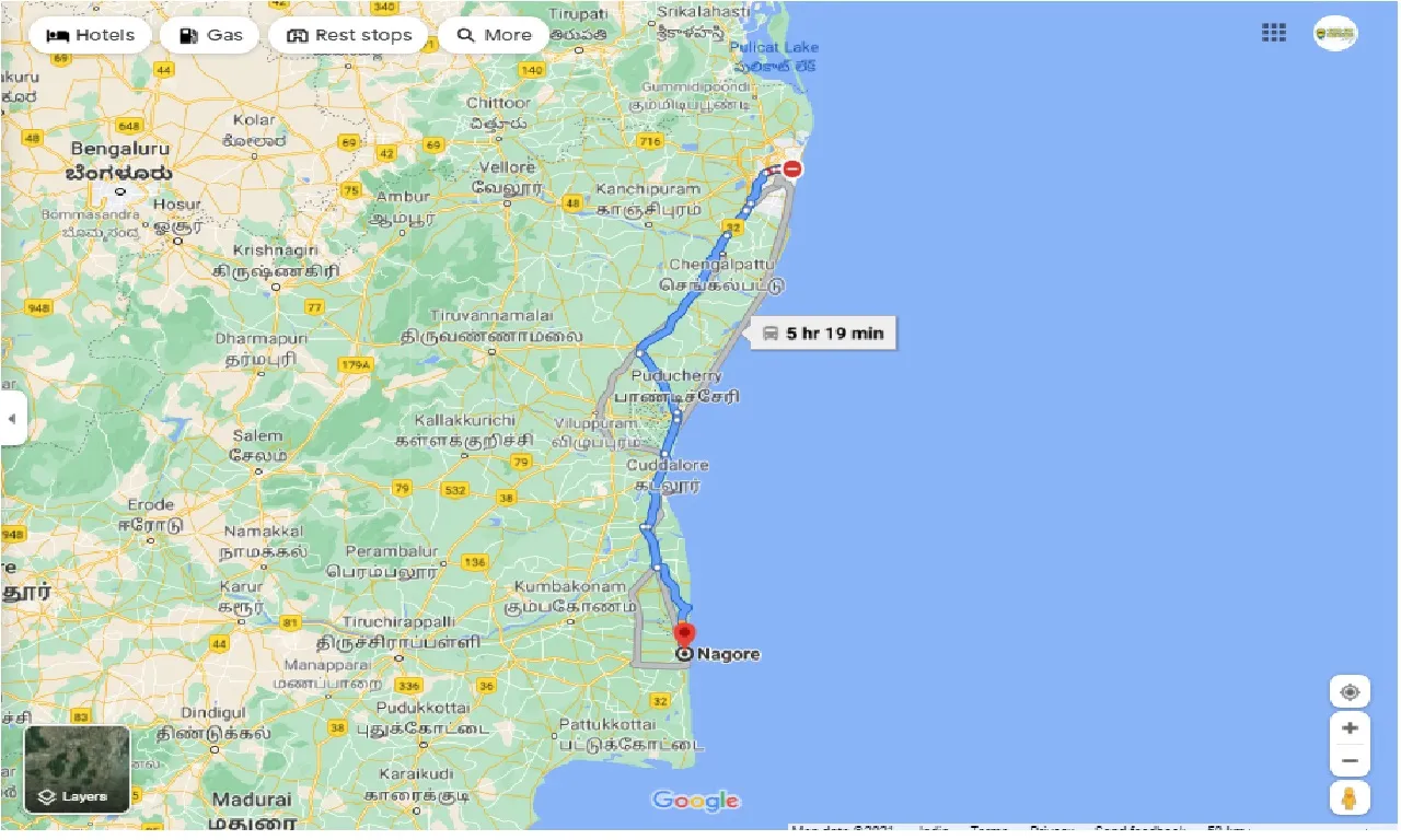 chennai-to-nagore-one-way