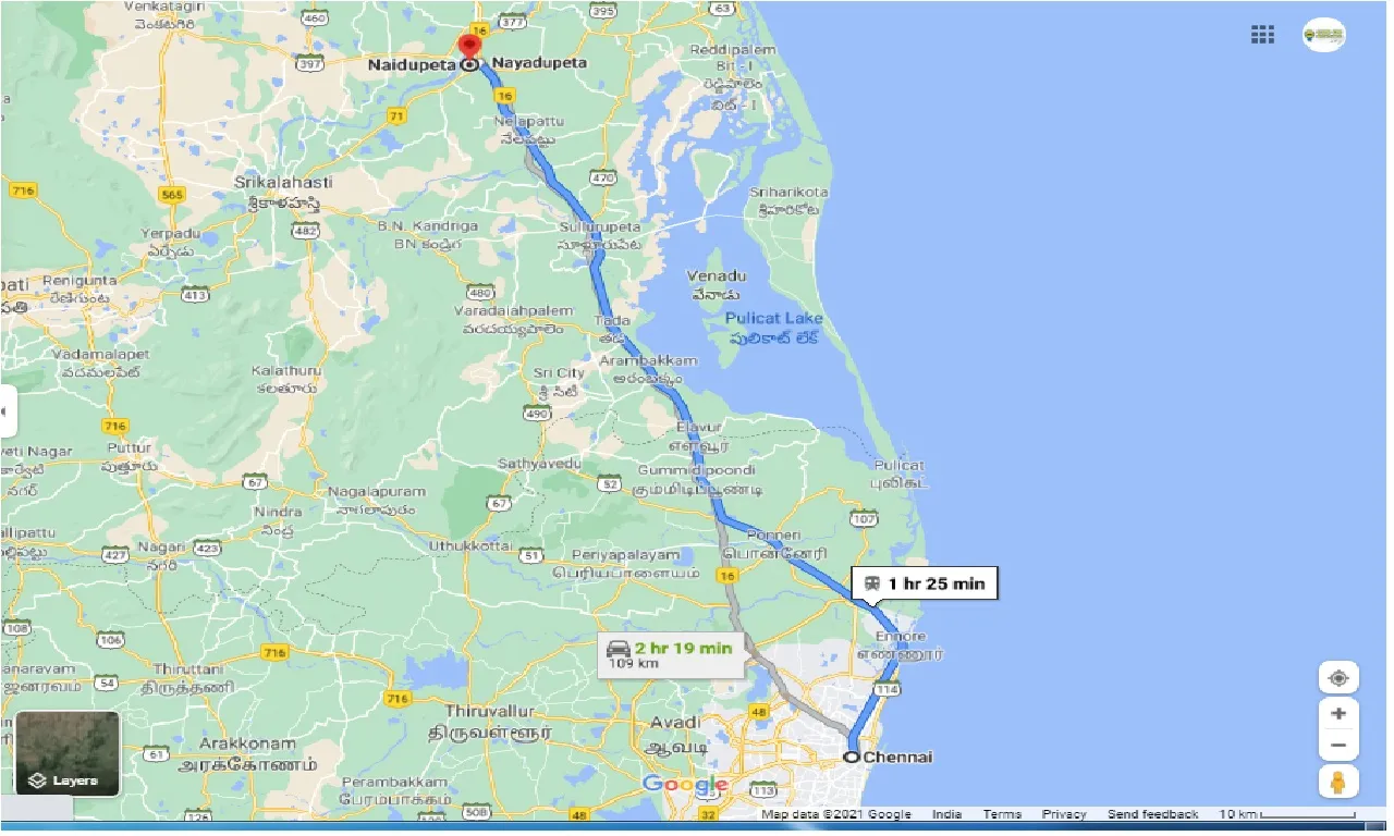 chennai-to-naidupet-one-way