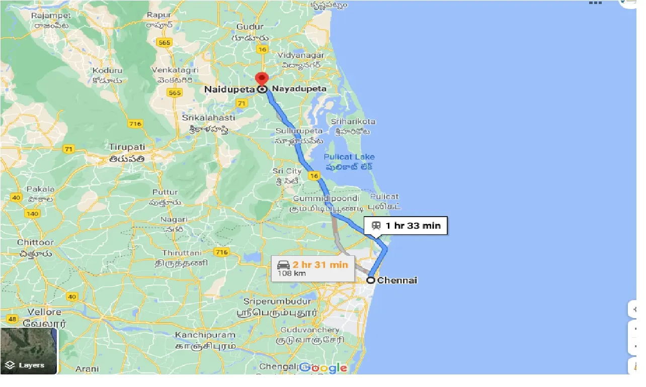 chennai-to-naidupeta-one-way
