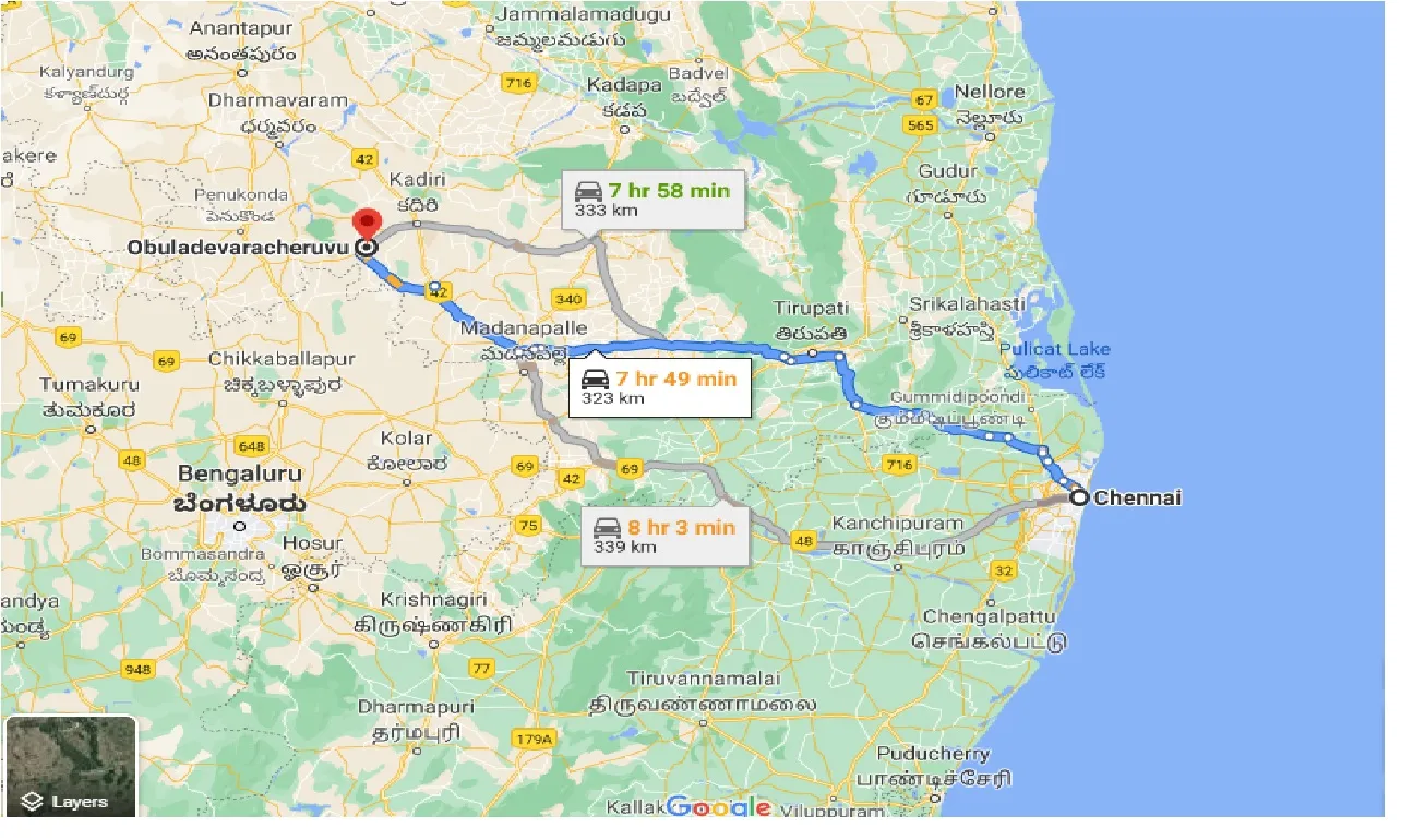 chennai-to-obuladevaracheruvu-taxi