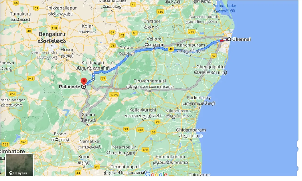 chennai-to-palacode-taxi
