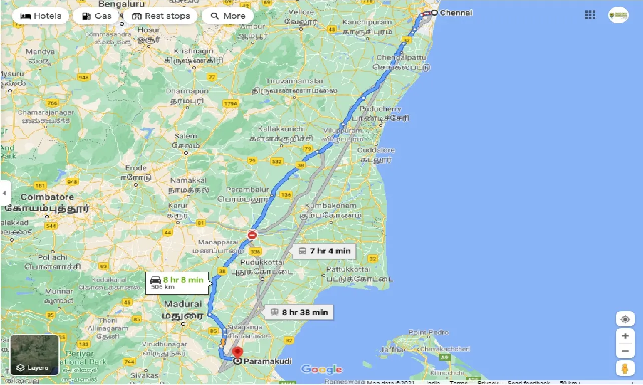 chennai-to-paramakudi-one-way