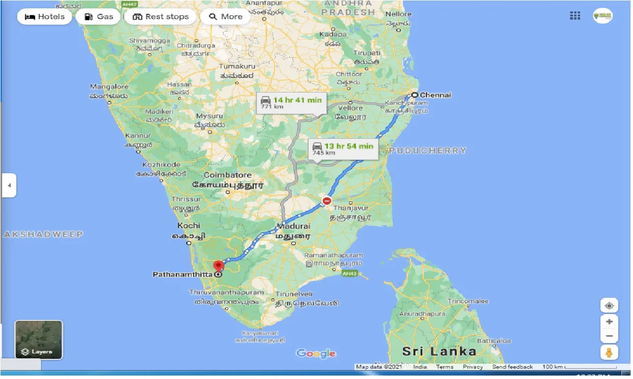 chennai-to-pathanamthitta-one-way