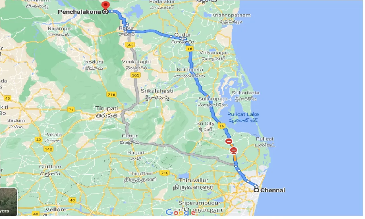 chennai-to-penchalakona-taxi