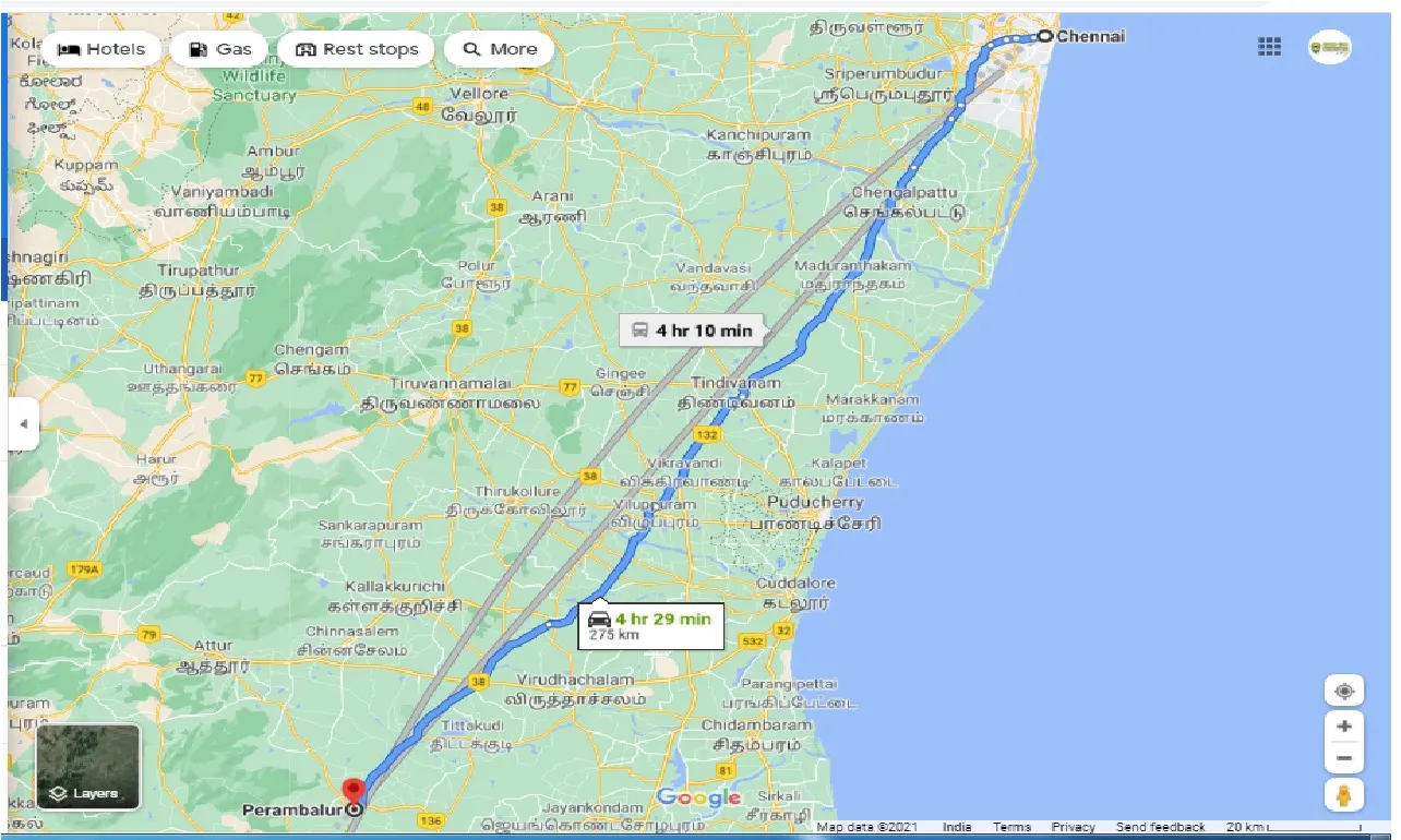 chennai-to-perambalur-one-way