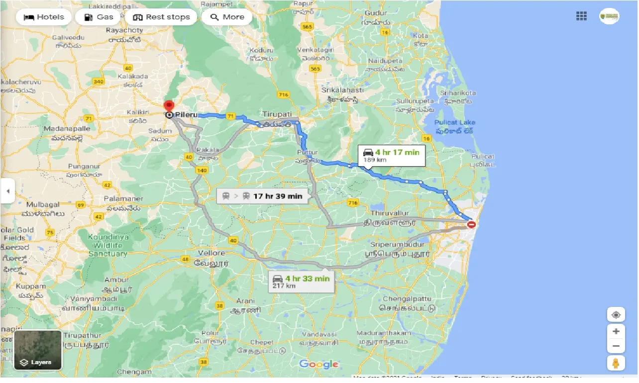 chennai-to-pileru-one-way