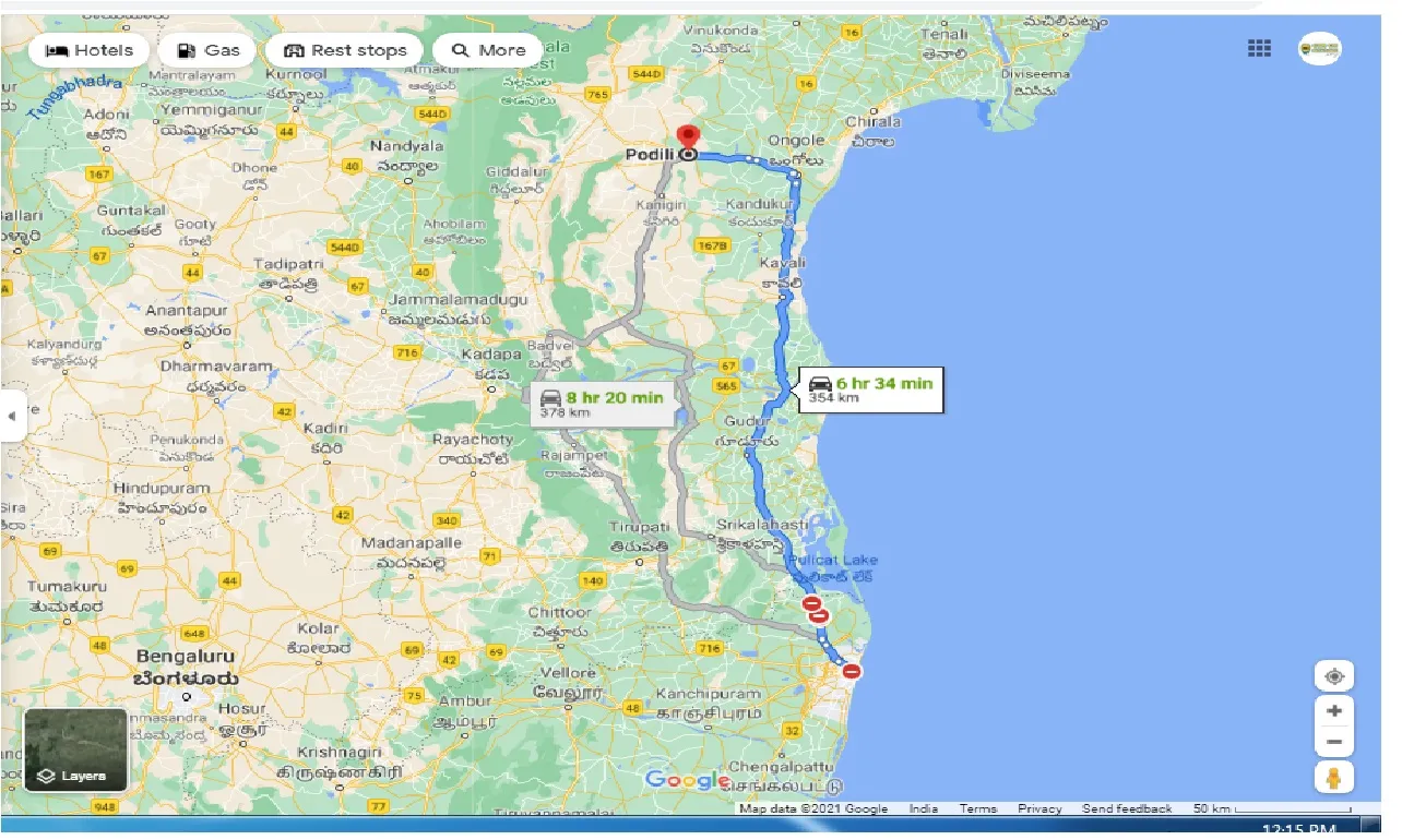 chennai-to-podili-one-way