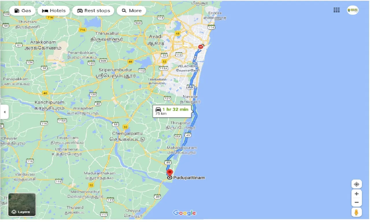 chennai-to-pudupattinam-round-trip