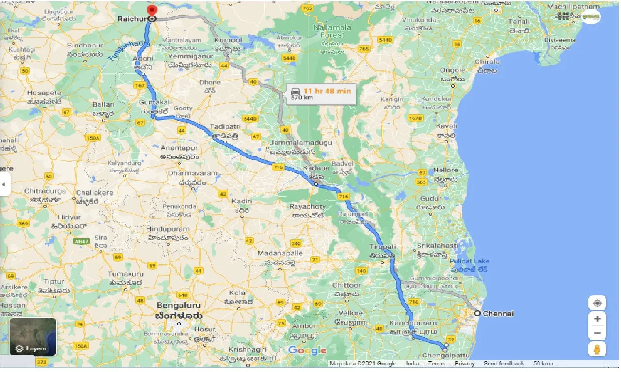 chennai-to-raichur-one-way