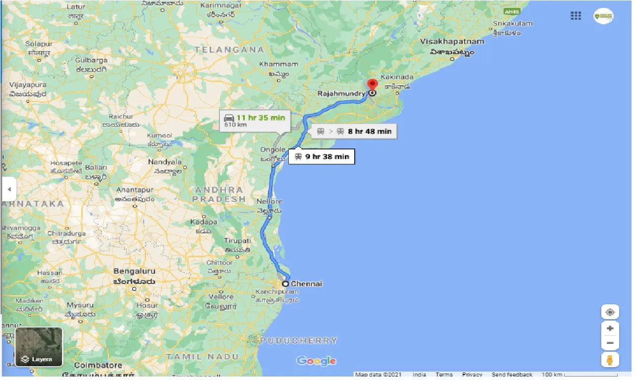 chennai-to-rajahmundry-round-trip