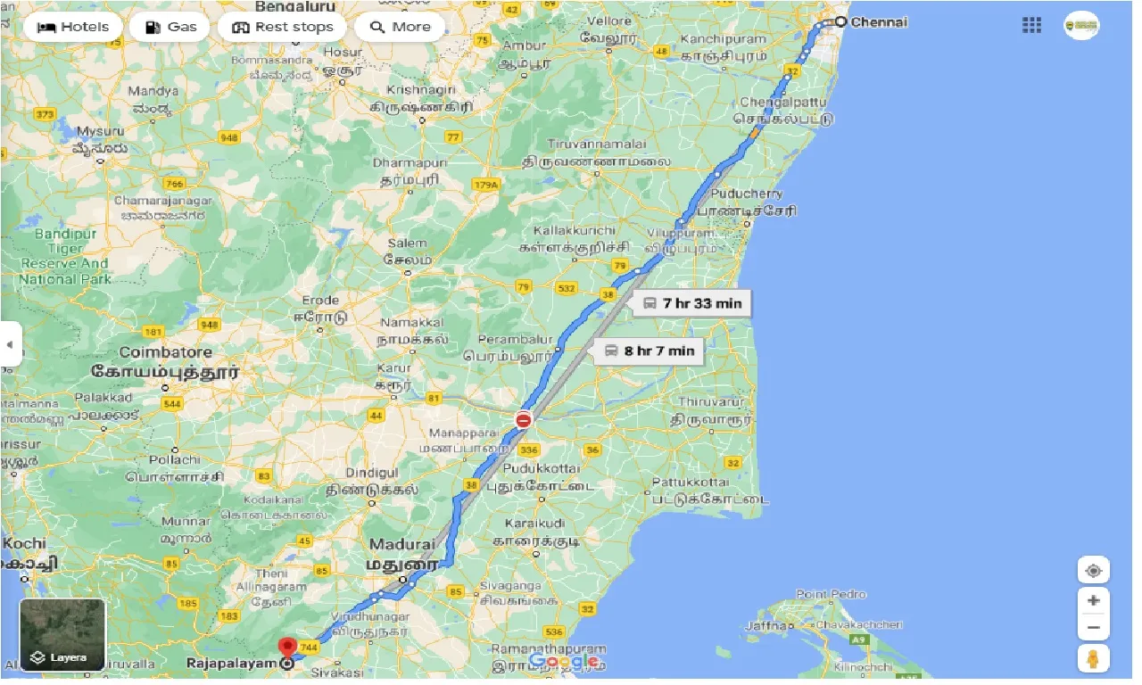 chennai-to-rajapalayam-one-way