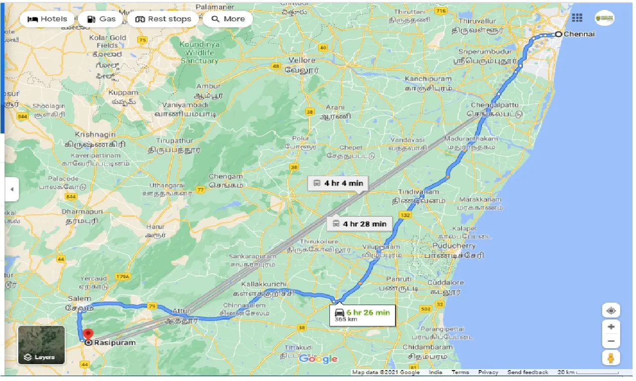 chennai-to-rasipuram-round-trip