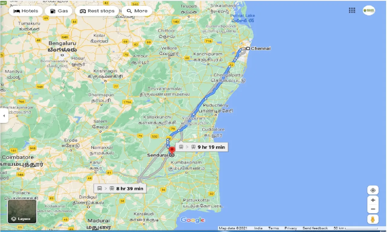 chennai-to-sendurai-one-way