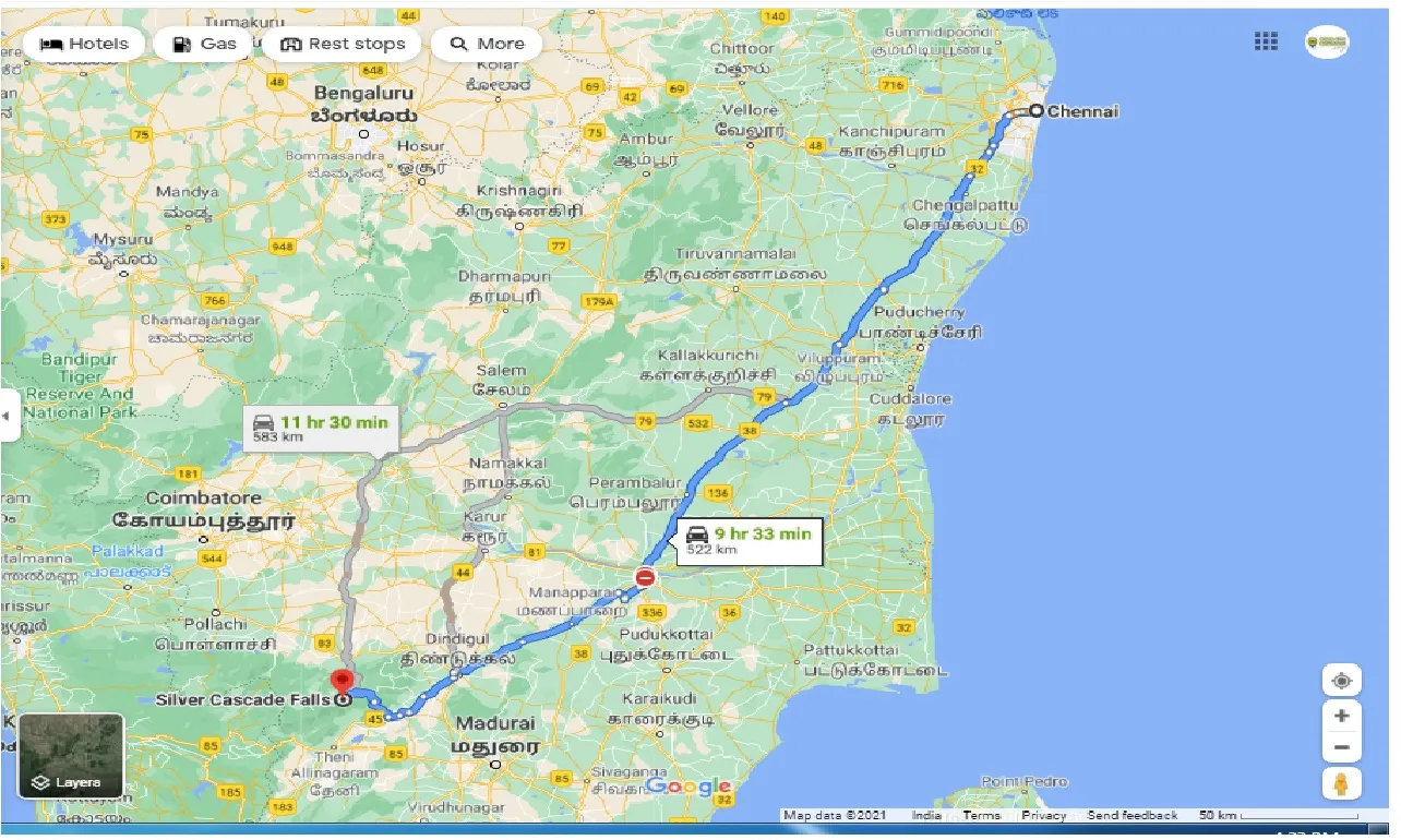 chennai-to-silver-cascade-falls-round-trip
