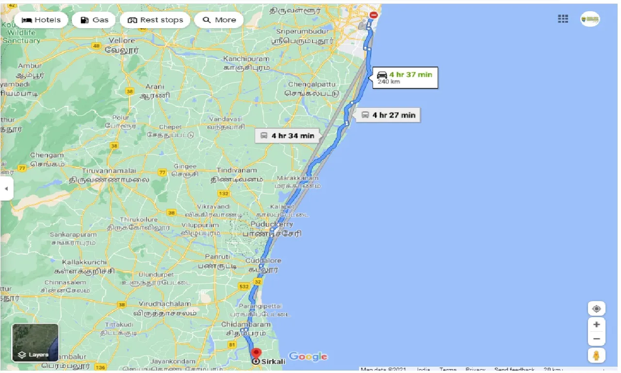 chennai-to-sirkali-one-way