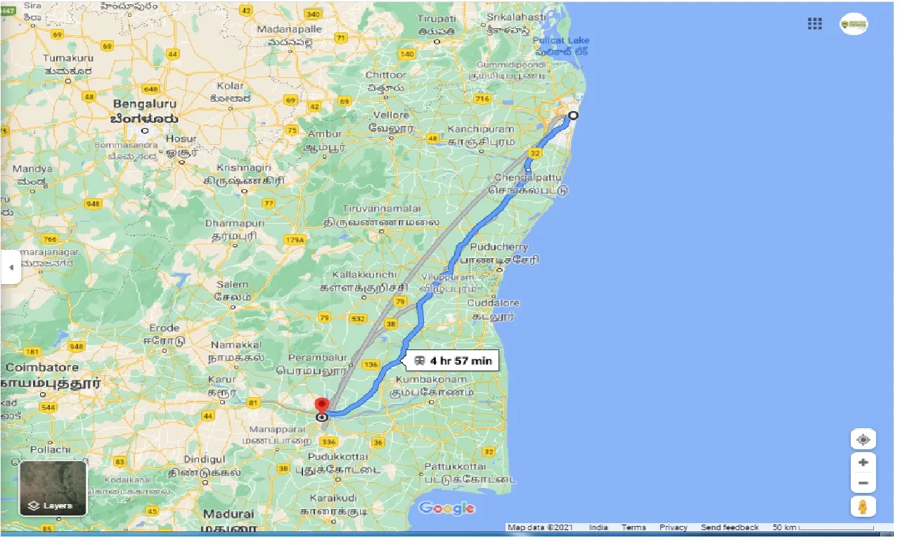 chennai-to-srirangam-round-trip
