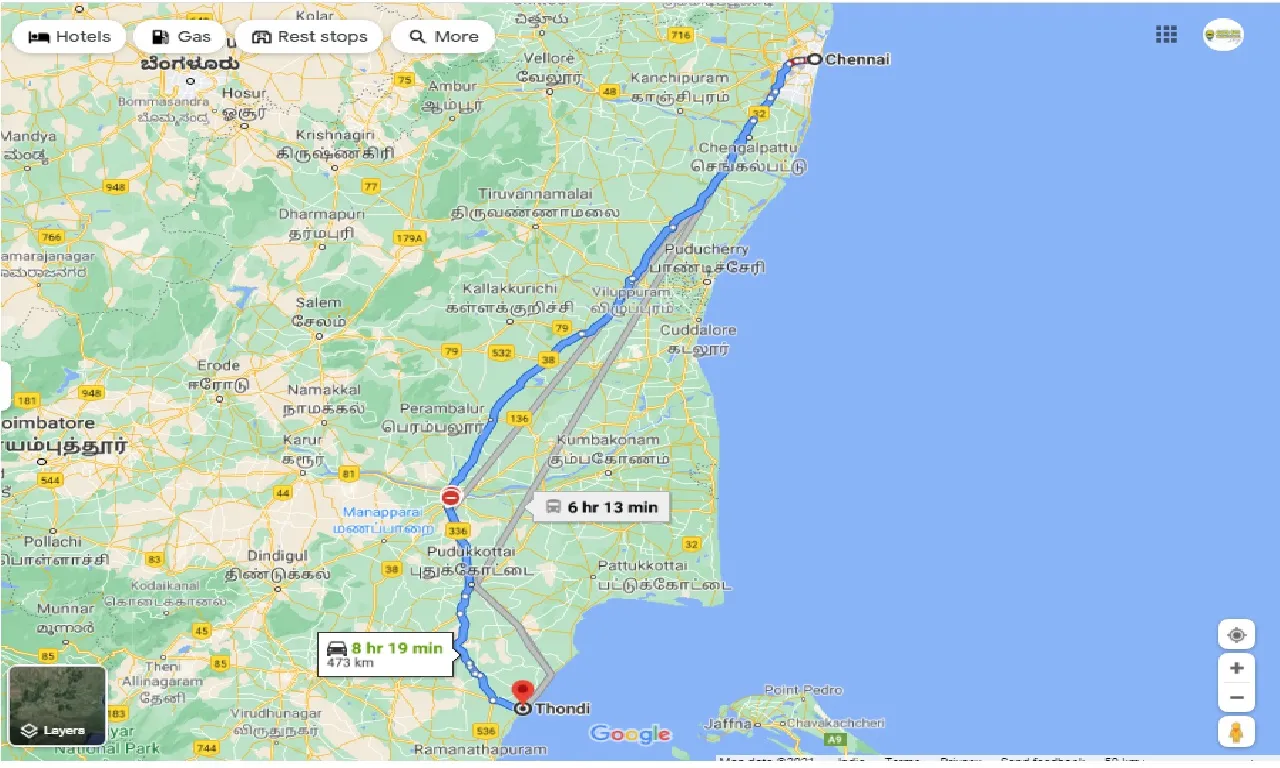 chennai-to-thondi-round-trip