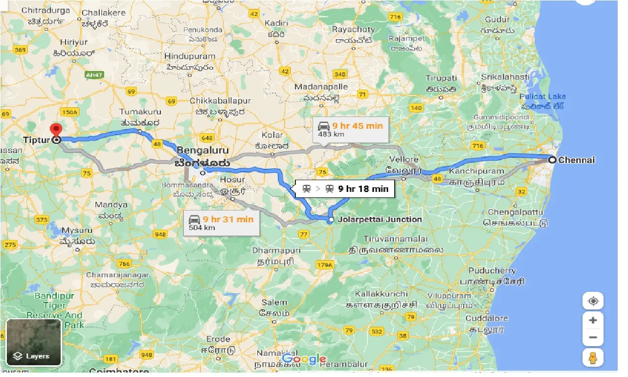 chennai-to-tiptur-taxi