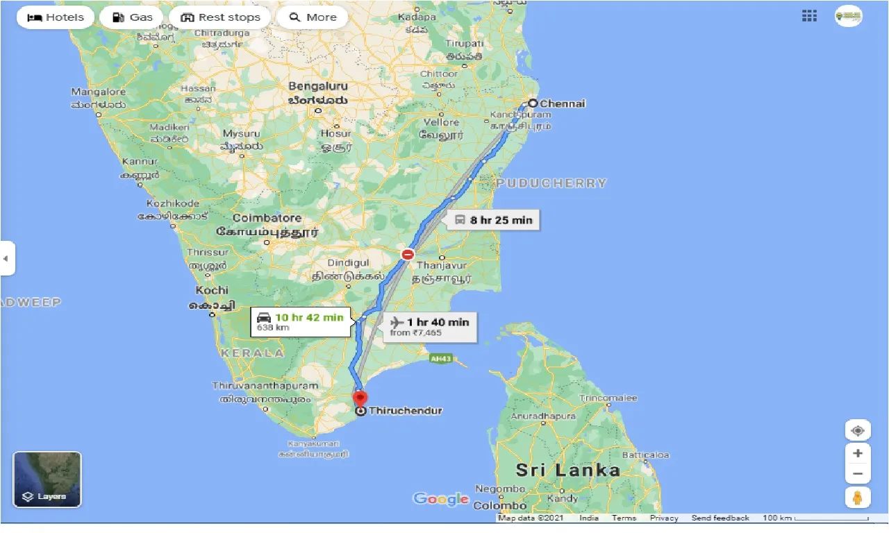 chennai-to-tiruchendur-one-way