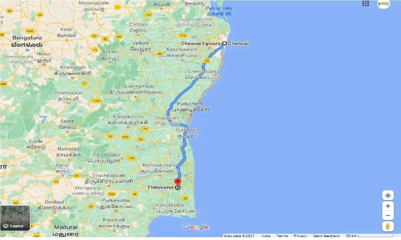 chennai-to-tiruvarur-round-trip