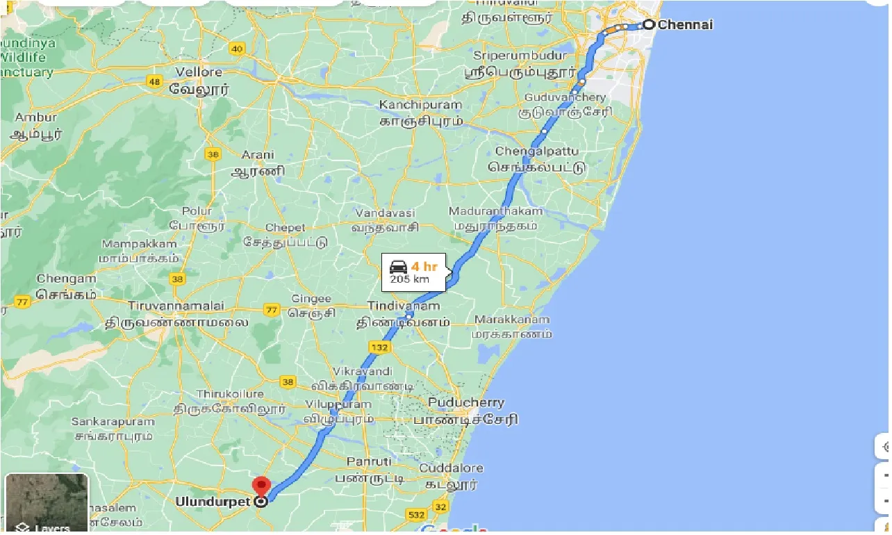 chennai-to-ulundurpet-one-way