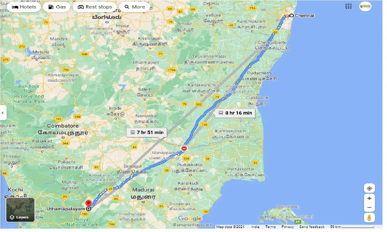 chennai-to-uthamapalayam-round-trip