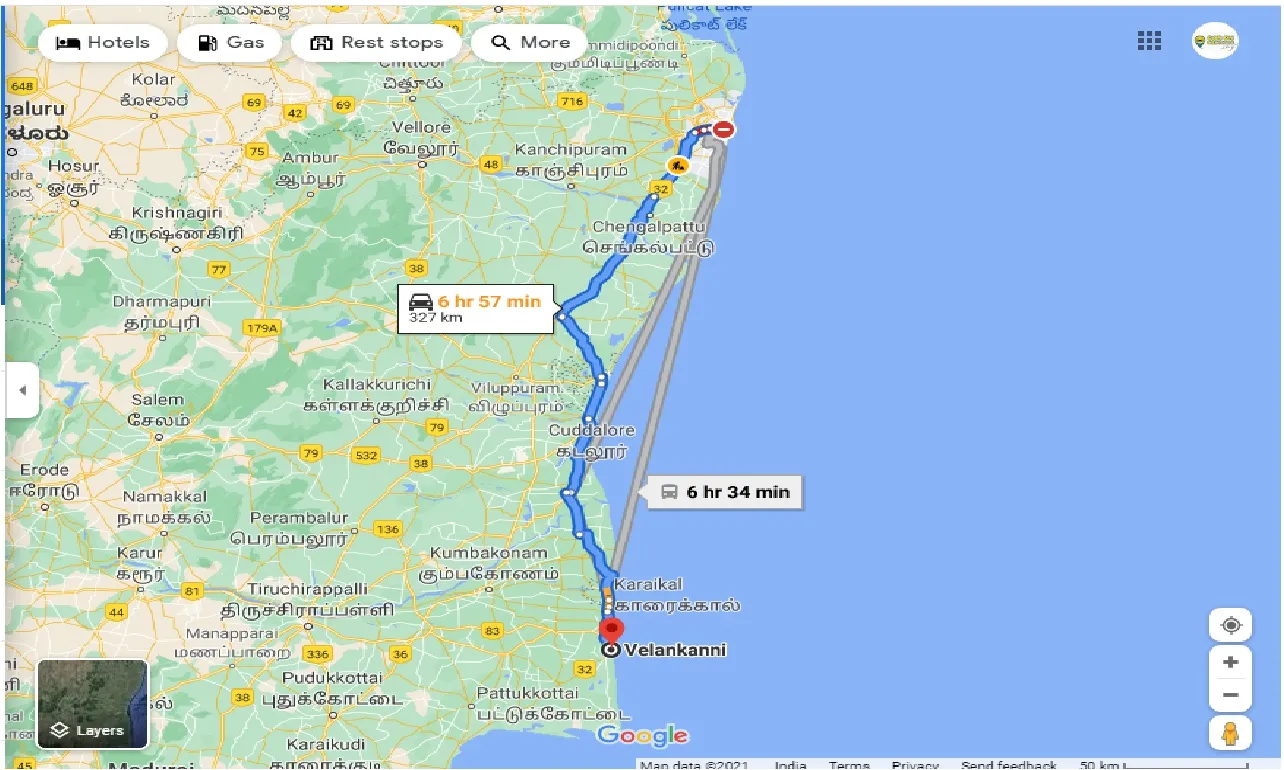 chennai-to-velankanni-round-trip