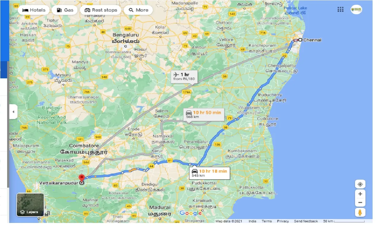 chennai-to-vettaikaranpudur-one-way