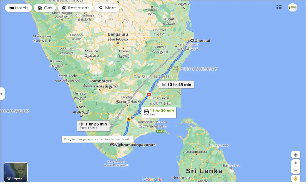 chennai-to-vikramasingapuram-round-trip