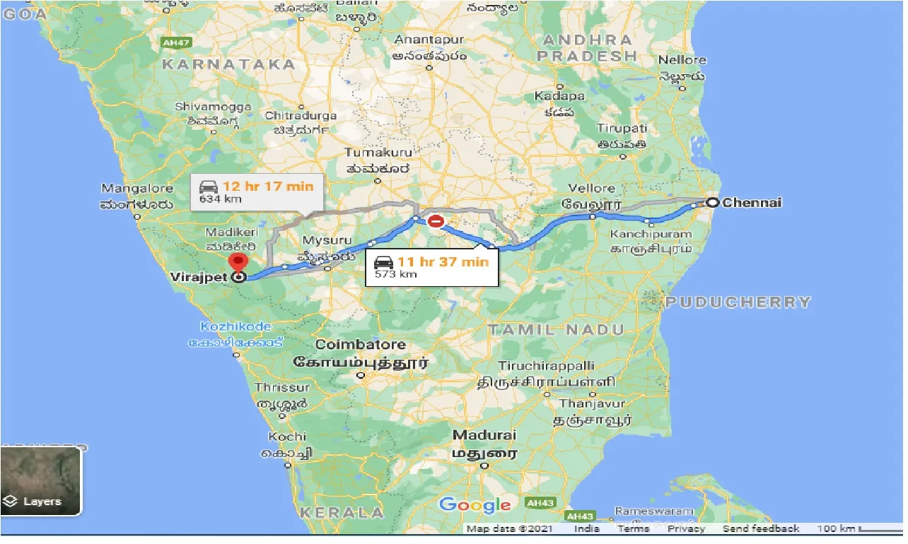 chennai-to-virajpet-taxi