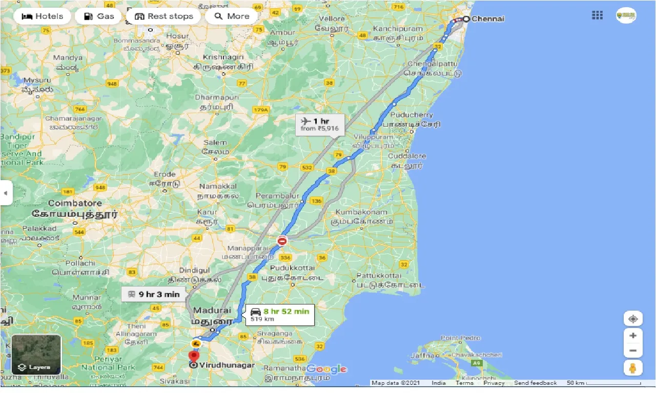 chennai-to-virudhunagar-one-way