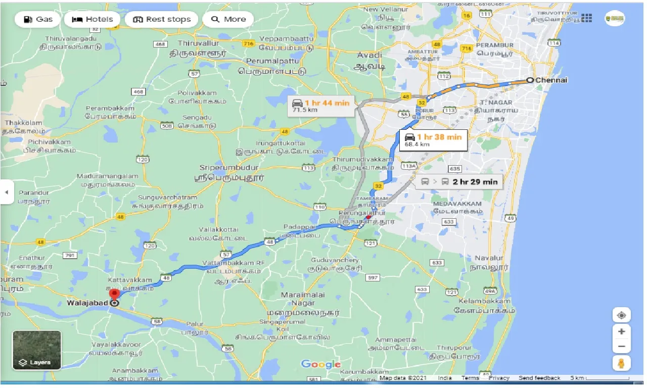 chennai-to-walajabad-round-trip