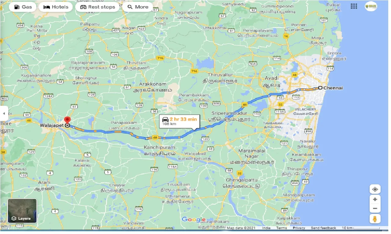 chennai-to-wallajah-round-trip