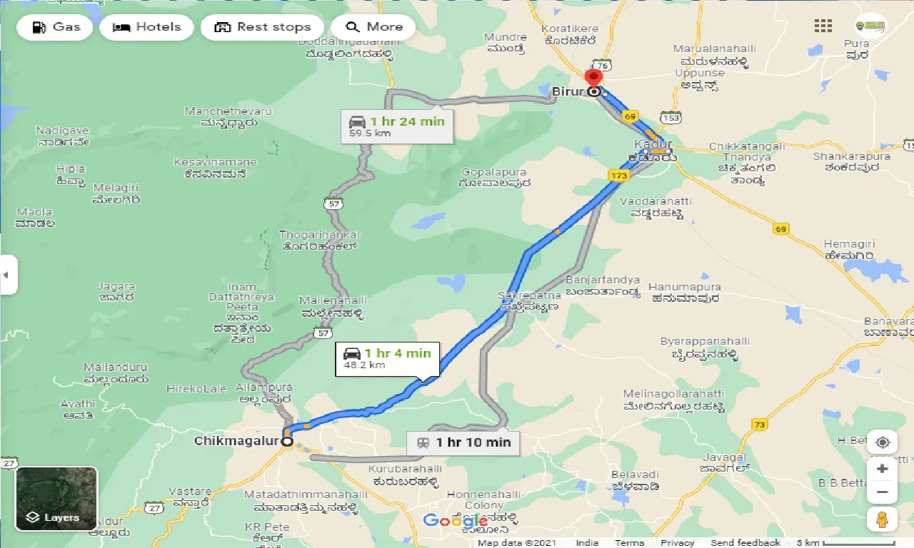 chikmagalur-to-birur-round-trip