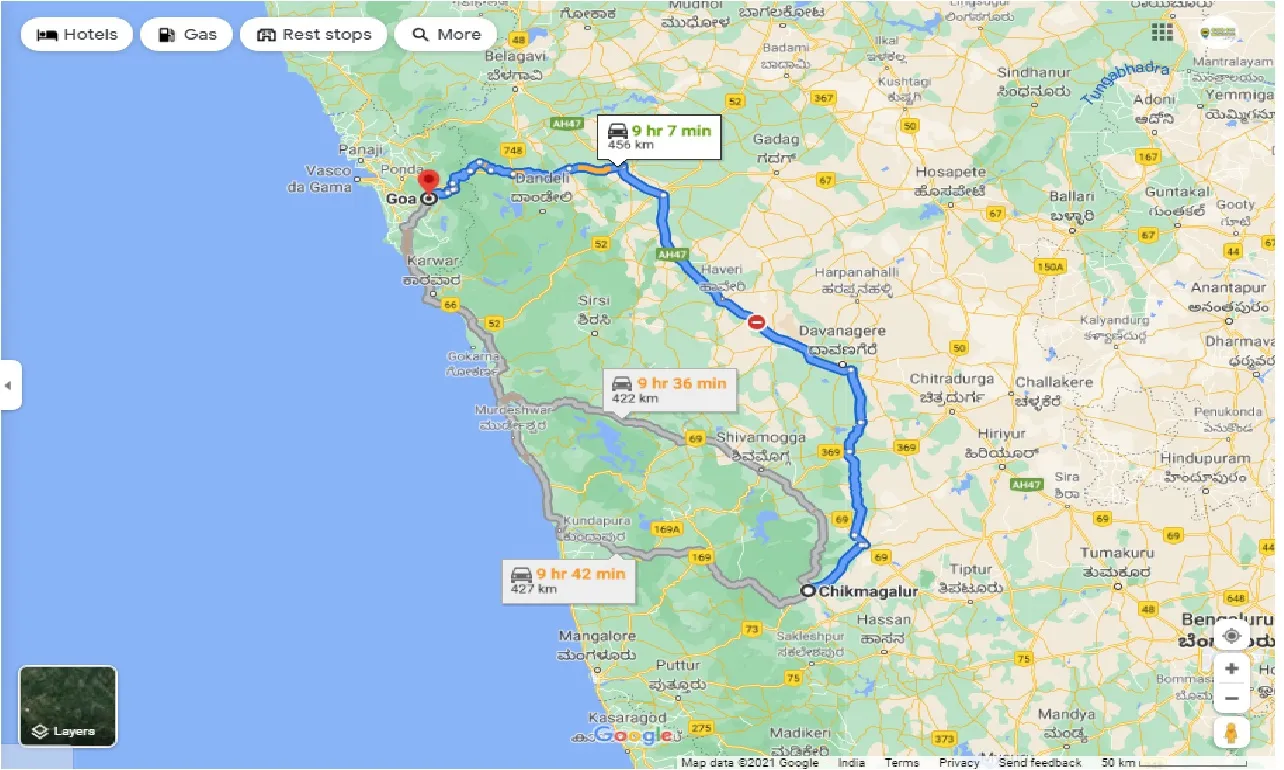 chikmagalur-to-goa-one-way