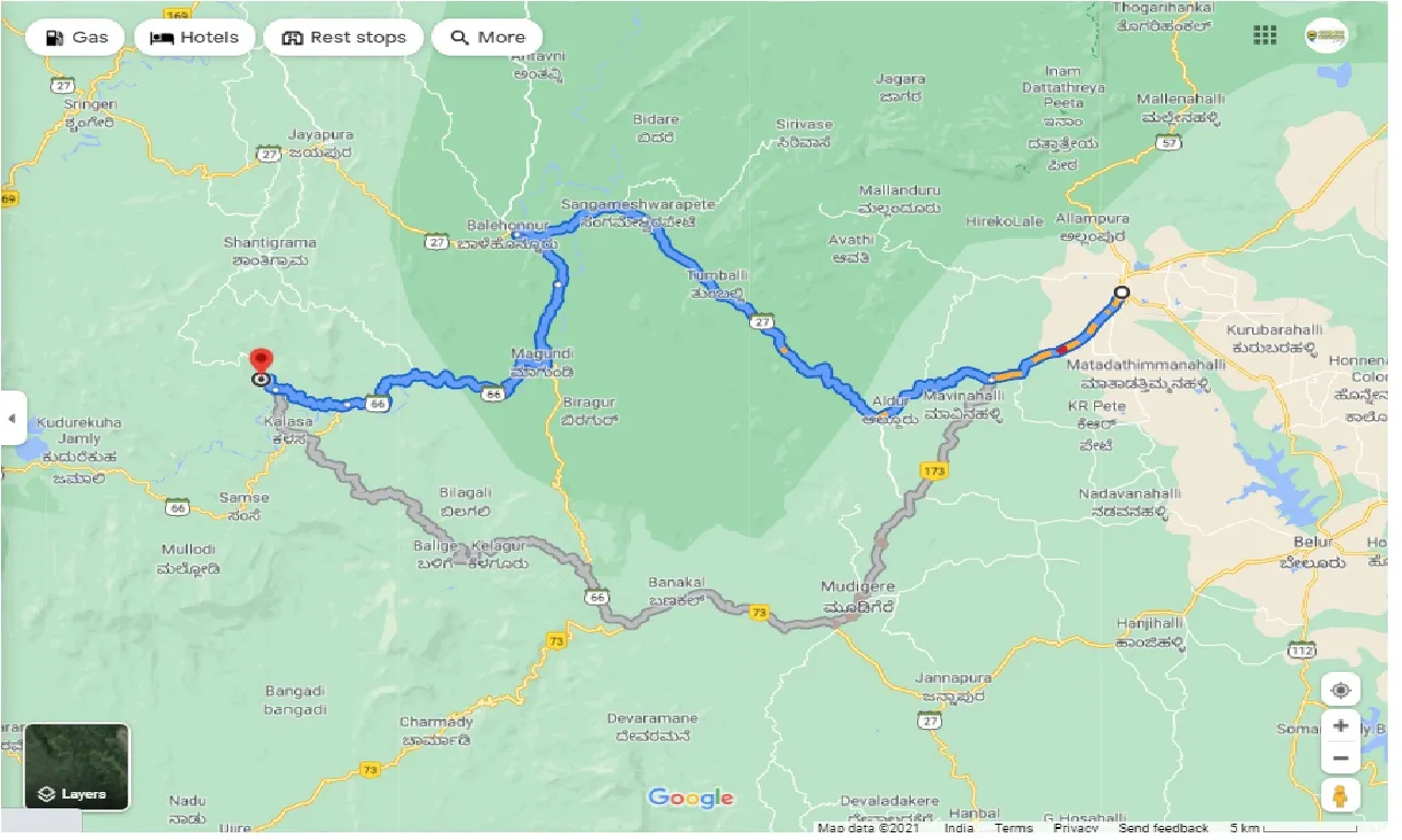 chikmagalur-to-horanadu-one-way