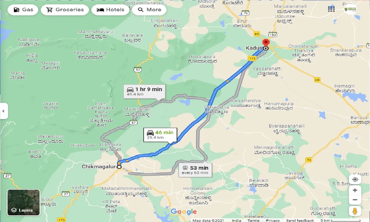 chikmagalur-to-kadur-round-trip