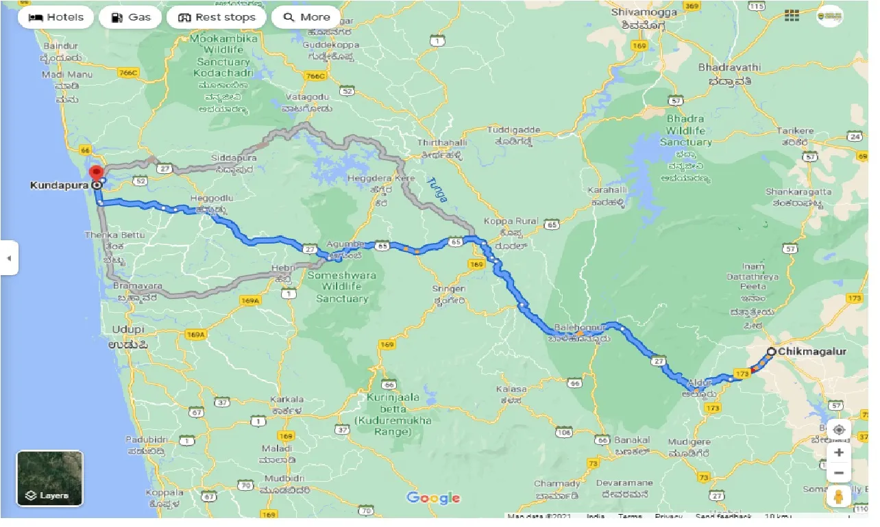 chikmagalur-to-kundapur-one-way