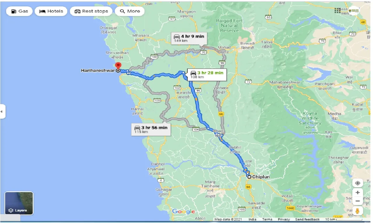 chiplun-to-harihareshwar-round-trip