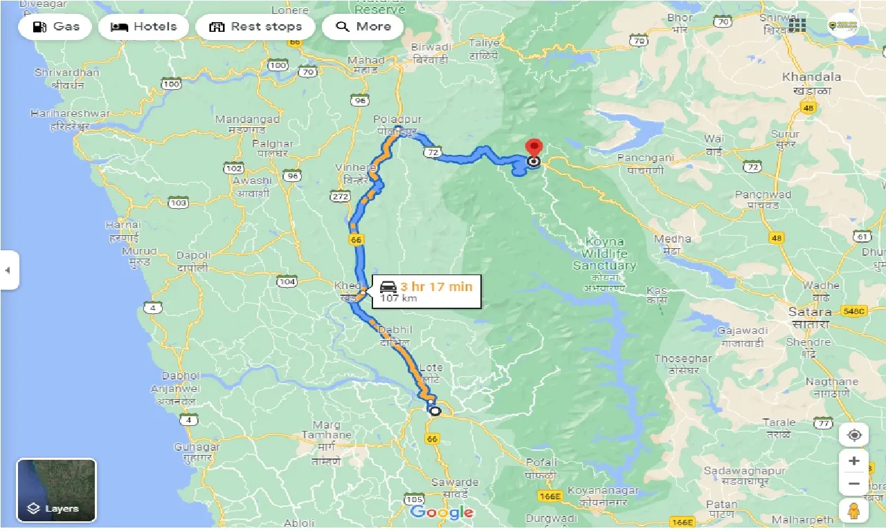 chiplun-to-mahabaleshwar-one-way