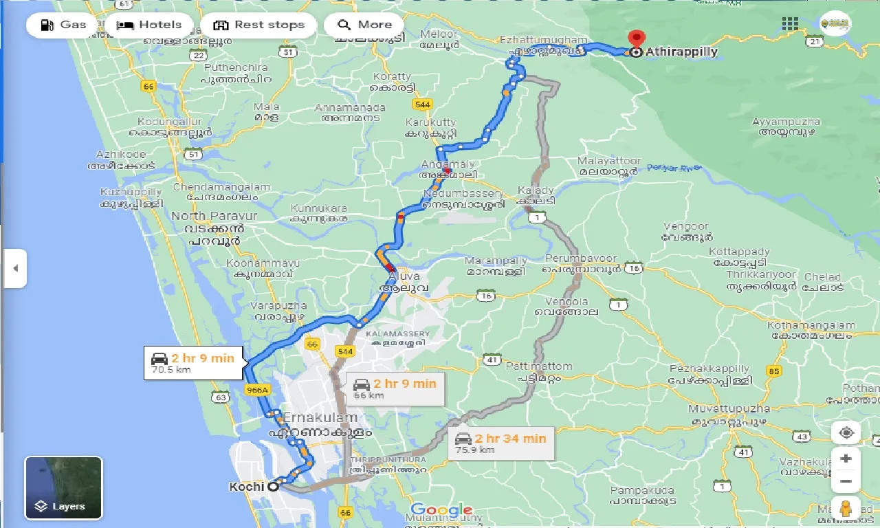 cochin-to-athirapally-one-way