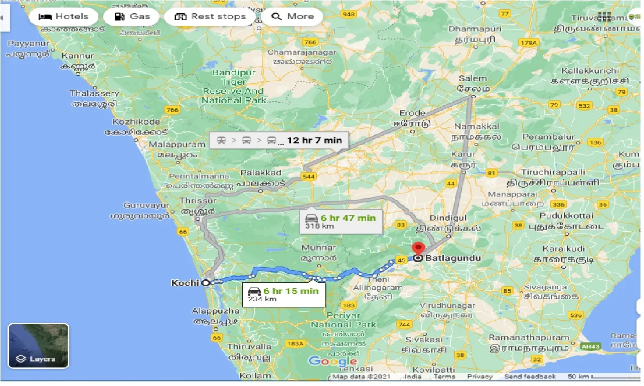 cochin-to-batlagundu-one-way