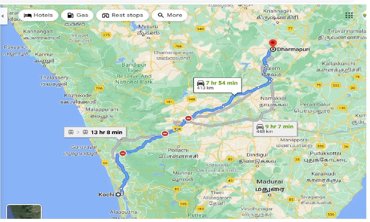 cochin-to-dharmapuri-one-way