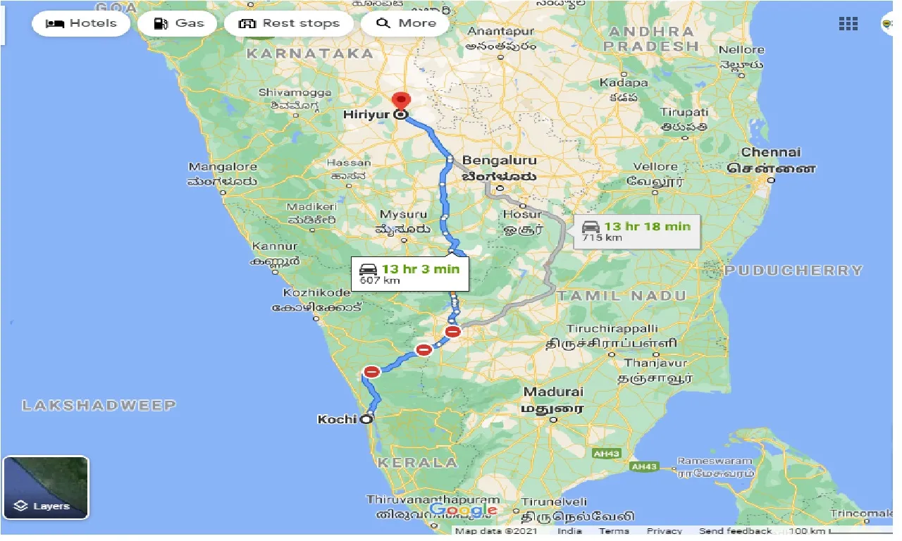 cochin-to-hiriyur-one-way