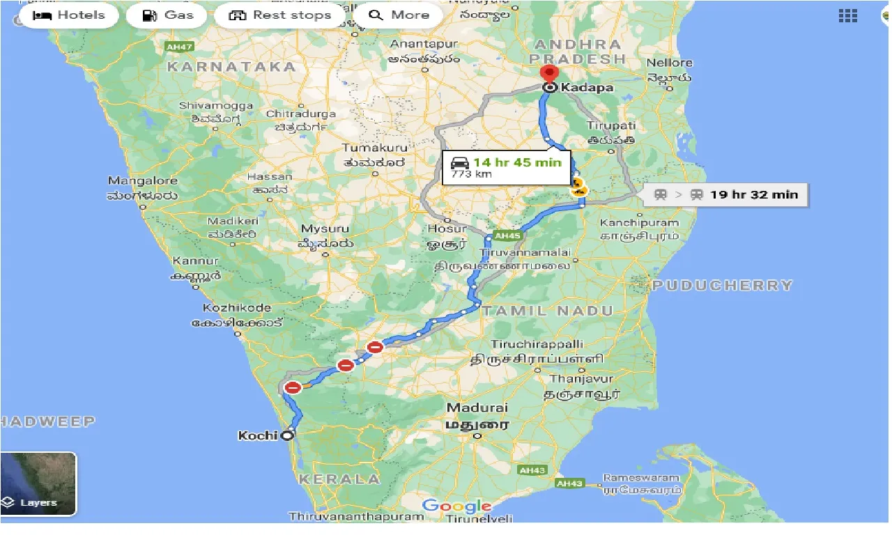 cochin-to-kadapa-taxi