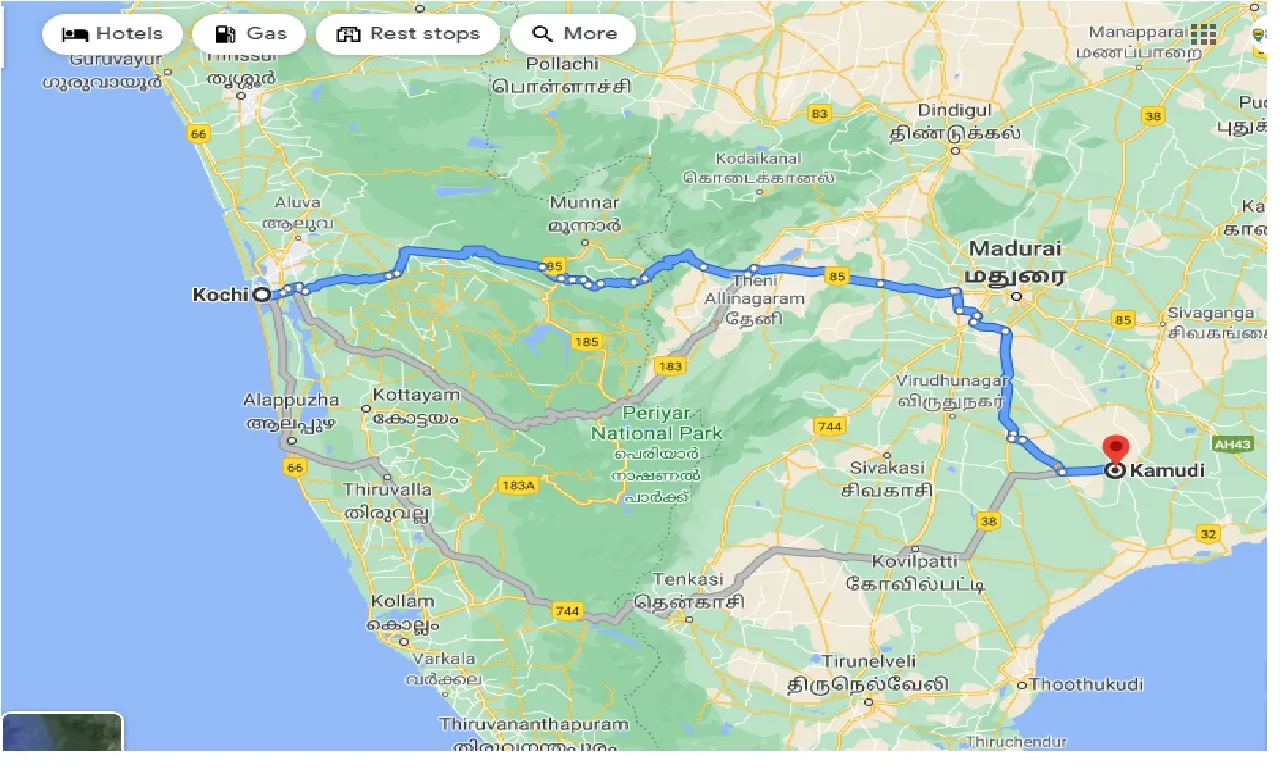cochin-to-kamudi-taxi