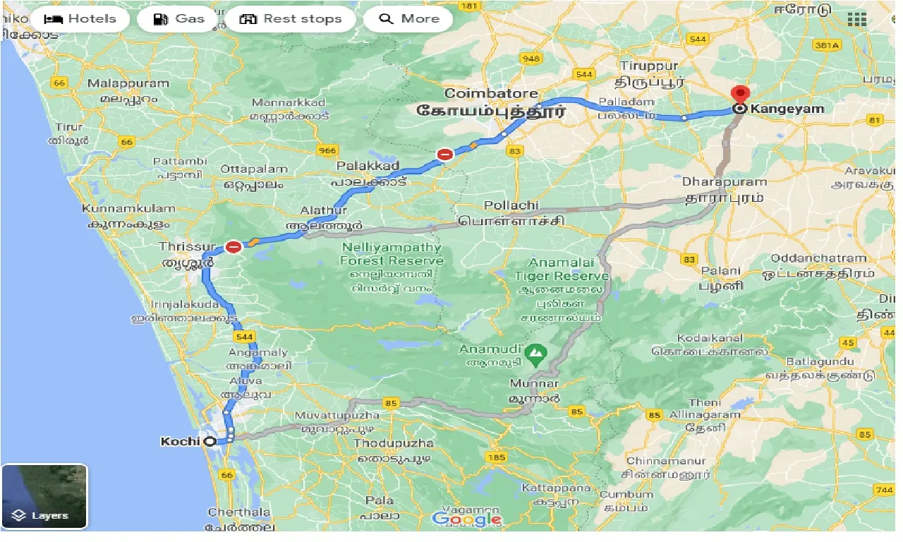 cochin-to-kangeyam-one-way