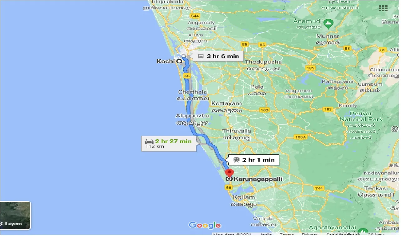 cochin-to-karunagappalli-one-way