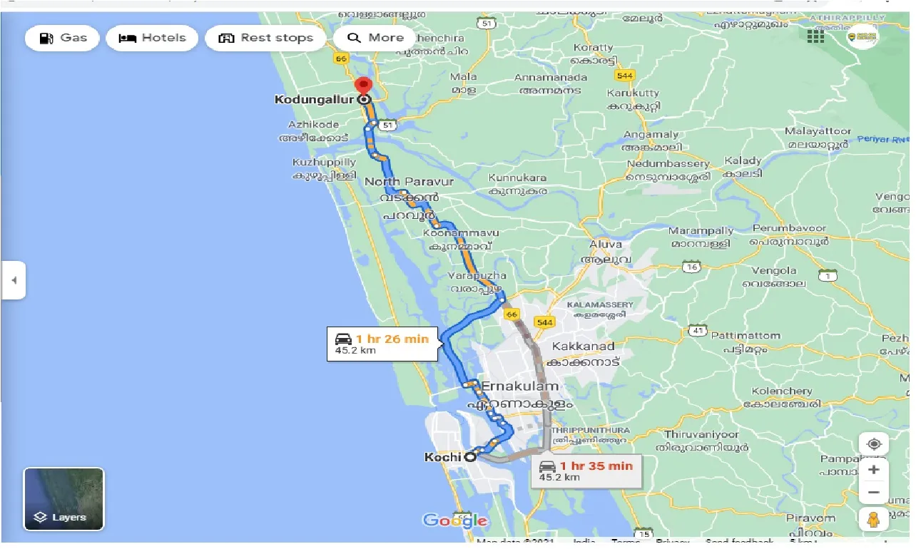 cochin-to-kodungallur-one-way