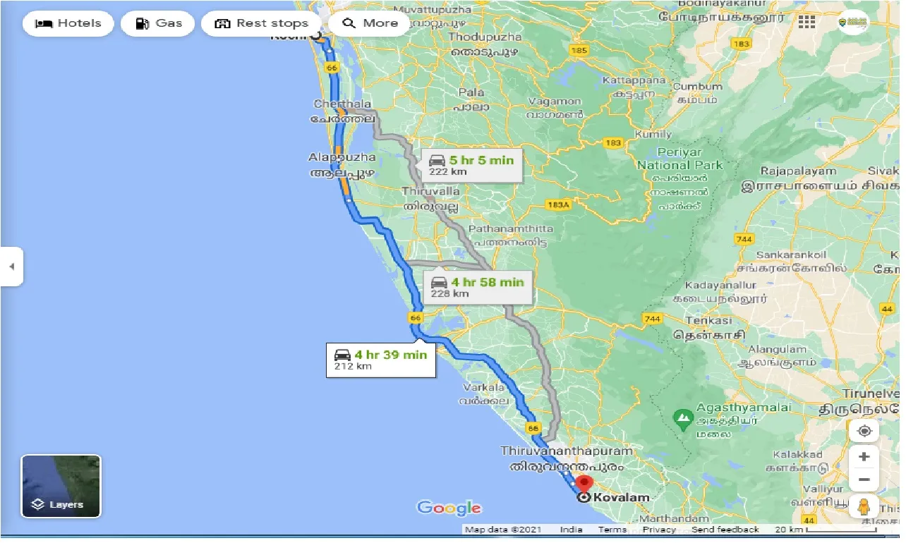 cochin-to-kovalam-round-trip